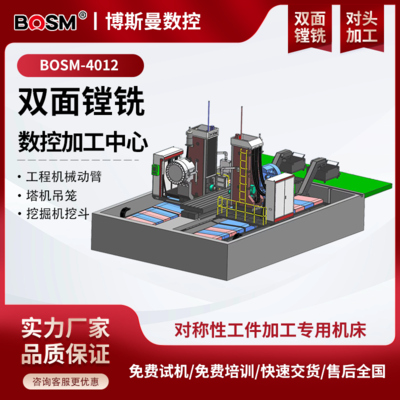 BOSM-4012 数控双面镗铣加工中心